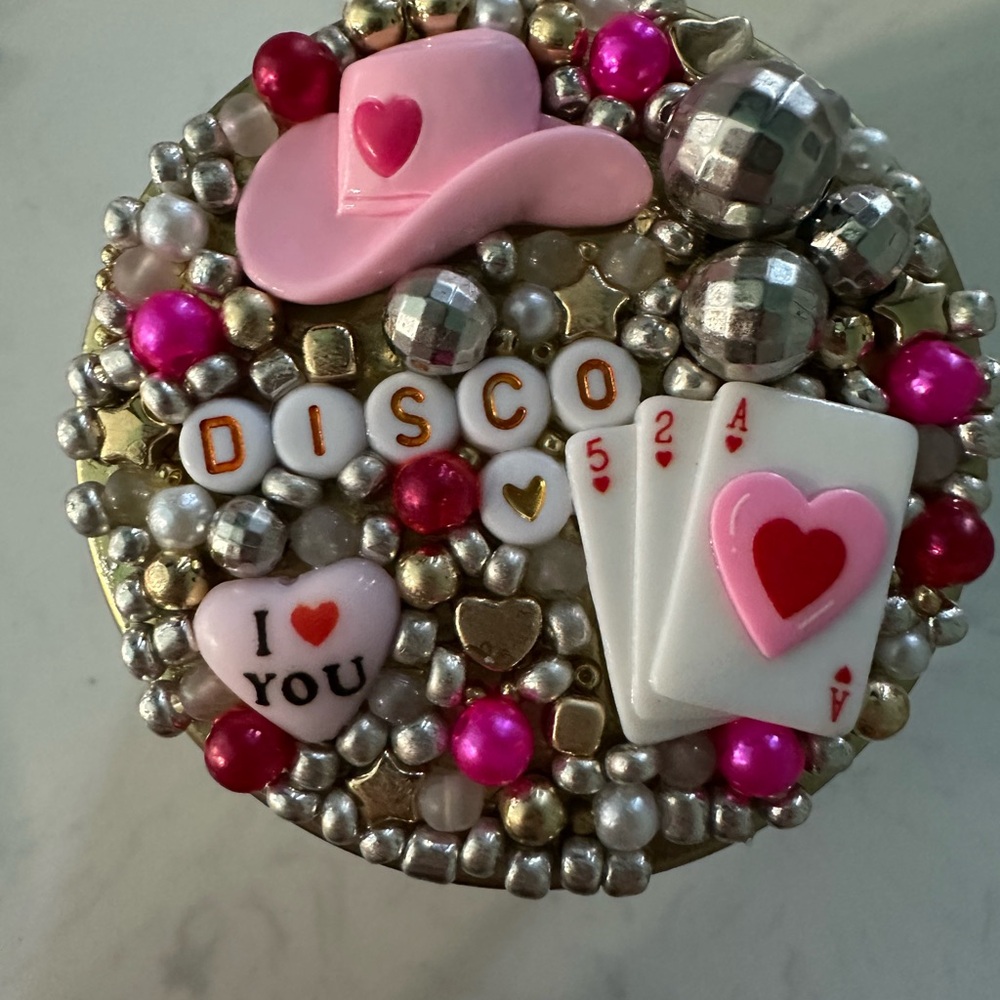One of a kind Disco Cowboy Candle